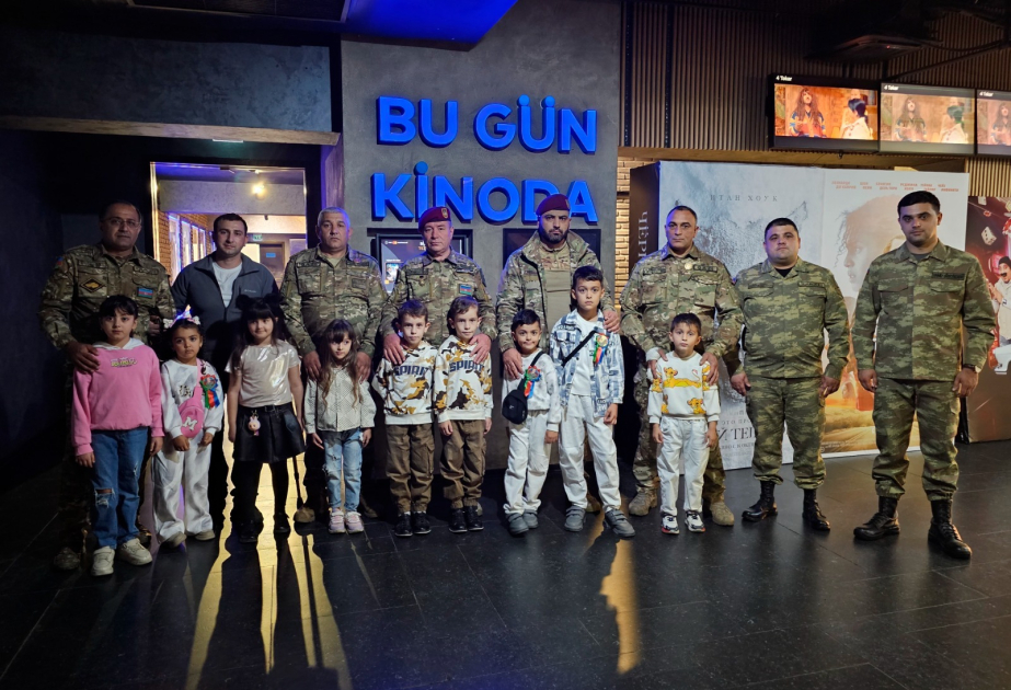 Şəhid övladları və Vətən müharibəsi əlilləri üçün film nümayiş olunub