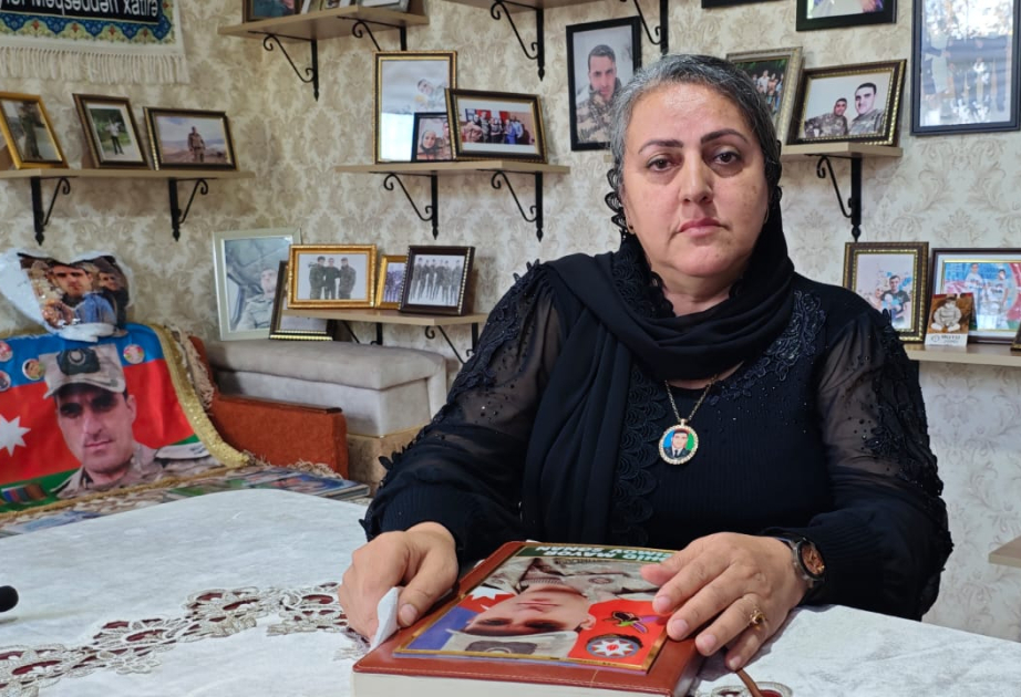 Şəhid Sənan Qasımovun anası: Vətən şəhidləri ilə ucalır VİDEO