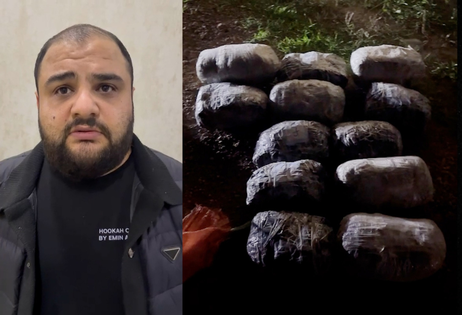 Sabunçuda narkokuryer saxlanılıb VİDEO