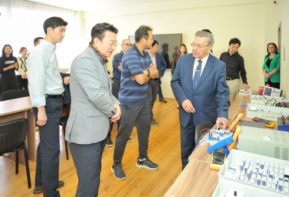 Koreyalı professor-müəllim heyəti BMU-nun tədris və innovativ mühiti ilə tanış olub