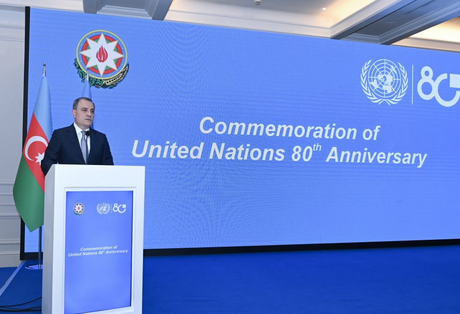Ministro: "El documento firmado hoy marcará el inicio de una nueva etapa en la colaboración entre Azerbaiyán y la ONU"