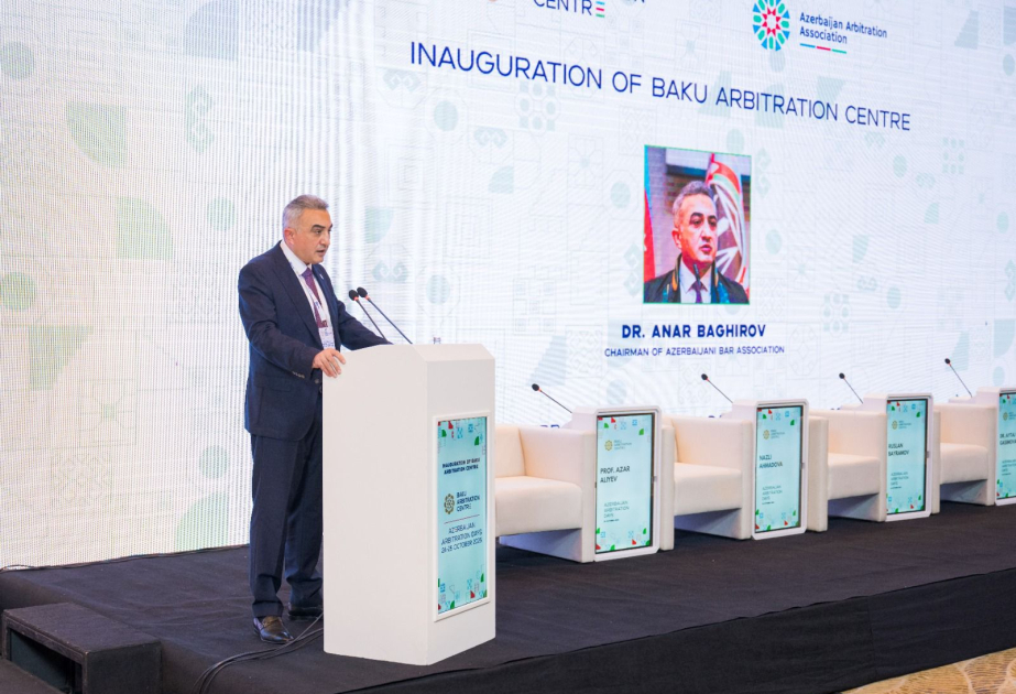 Anar Baghirov: Establishment of Baku Arbitration Center marks new phase in Azerbaijan's legal system