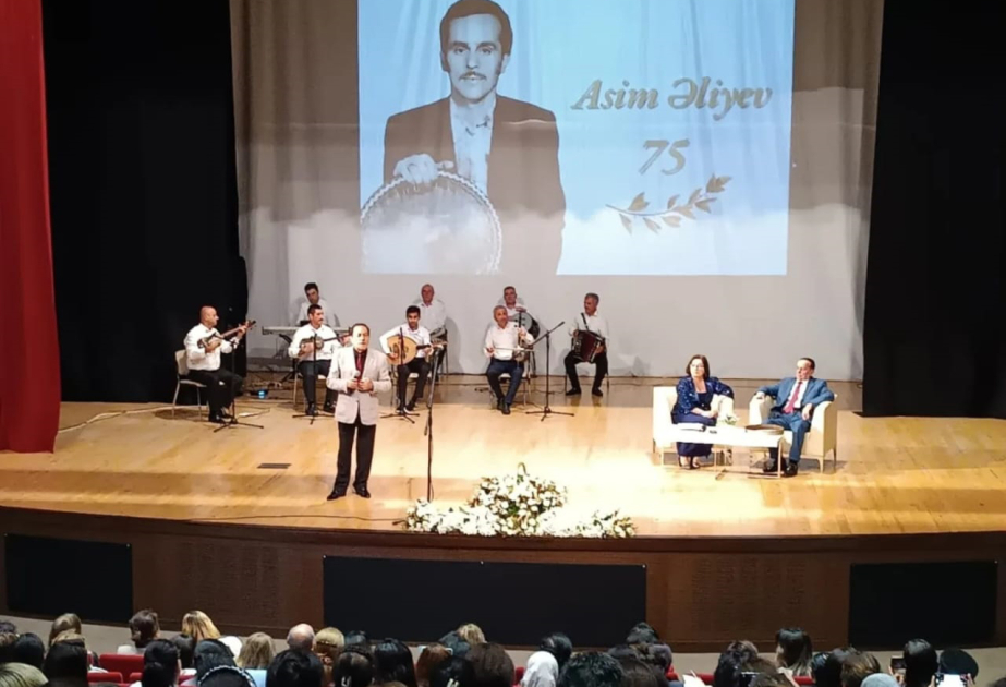 Qəbələdə xanəndə Asim Əliyevin 75 illik yubileyi qeyd olunub