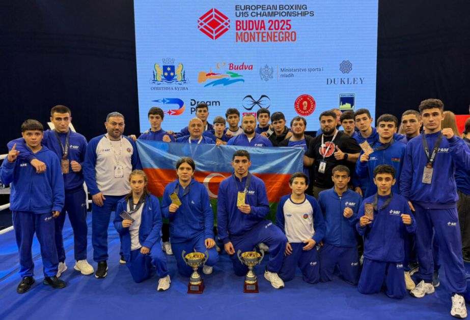 Aserbaidschanische Nachwuchsboxer gewinnen acht Medaillen bei der U15-Europameisterschaft in Montenegro