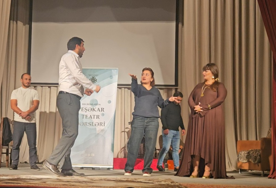 Ağdam Dövlət Dram Teatrında ustad dərsləri təşkil olunub