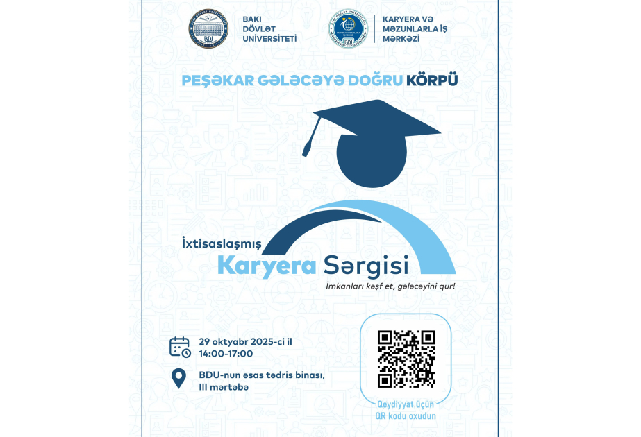 “Peşəkar gələcəyə doğru körpü” adlı sərgi keçiriləcək