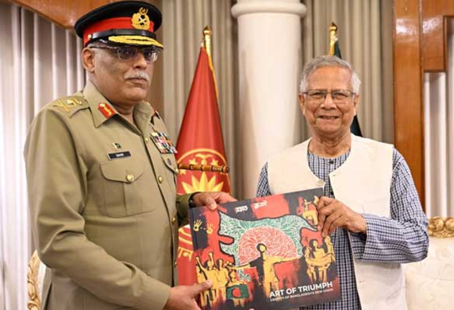 Bangladesh’s Chief Adviser Muhammad Yunus meets Pakistan’s CJCSC General Sahir Shamshad Mirza