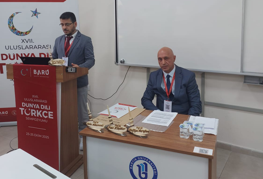 Dilçilik İnstitutunun alimləri “Dünya Dili Türkcə” Simpoziumunda çıxış ediblər