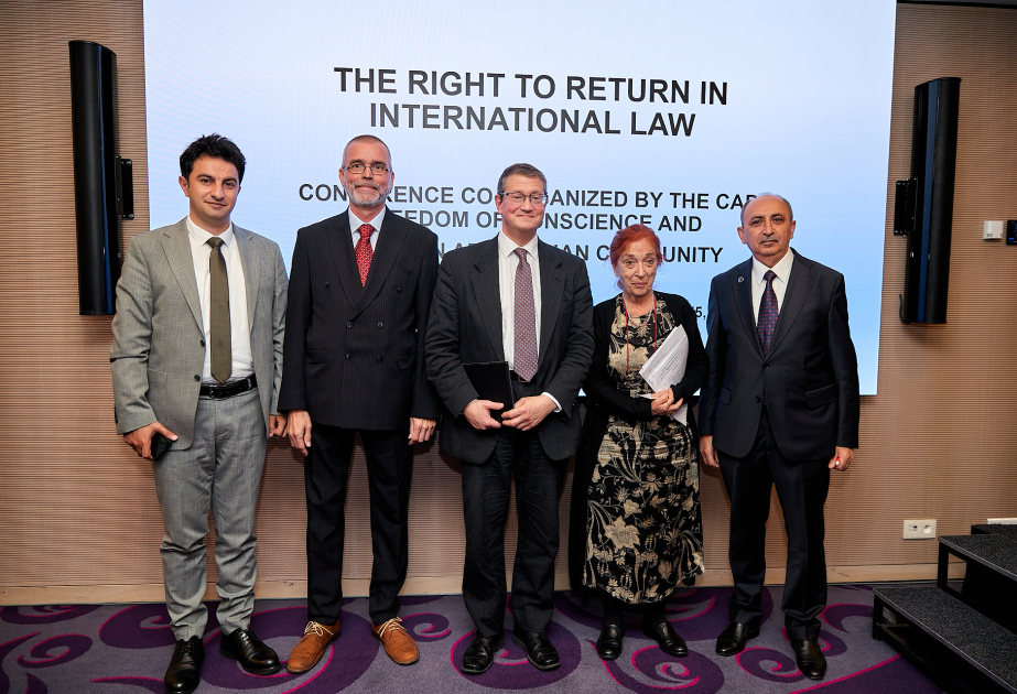 Brussels hosts international conference dedicated to right of return of Western Azerbaijanis to their native lands