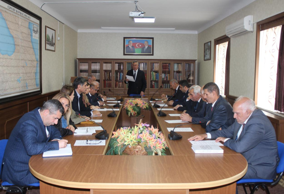 AMEA Naxçıvan Bölməsi Rəyasət Heyətinin iclası keçirilib