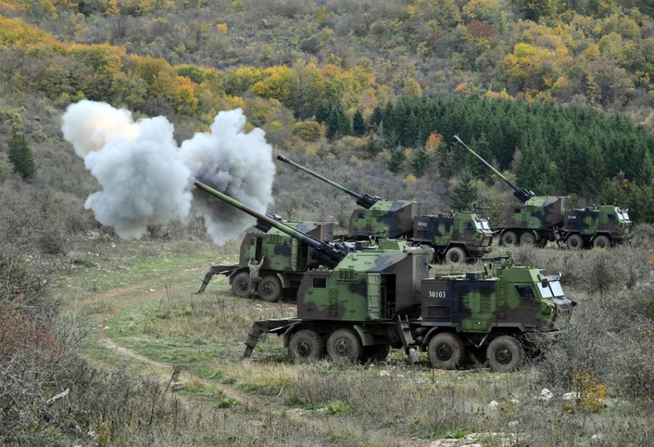 Azerbaijani, Serbian artillerymen hold joint tactical exercise