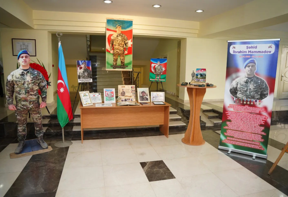 Şəkidə şəhid gizir İbrahim Məmmədovun xatirəsi anılıb