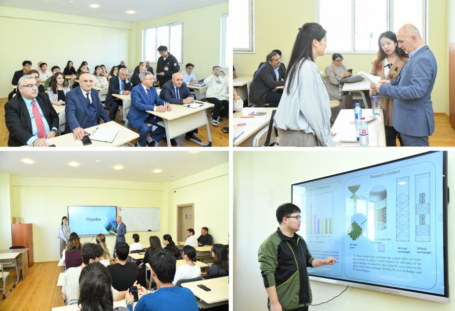 Çinli doktorantlar BMU-da keçirilən seminarda tədqiqatlarını təqdim ediblər