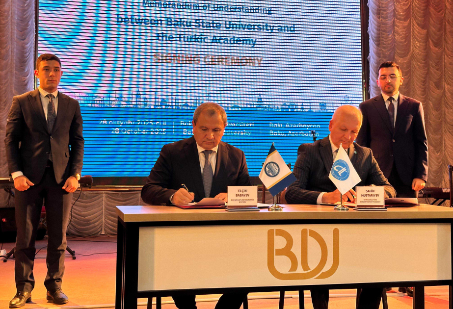 Baku State University and Turkic Academy sign MoU