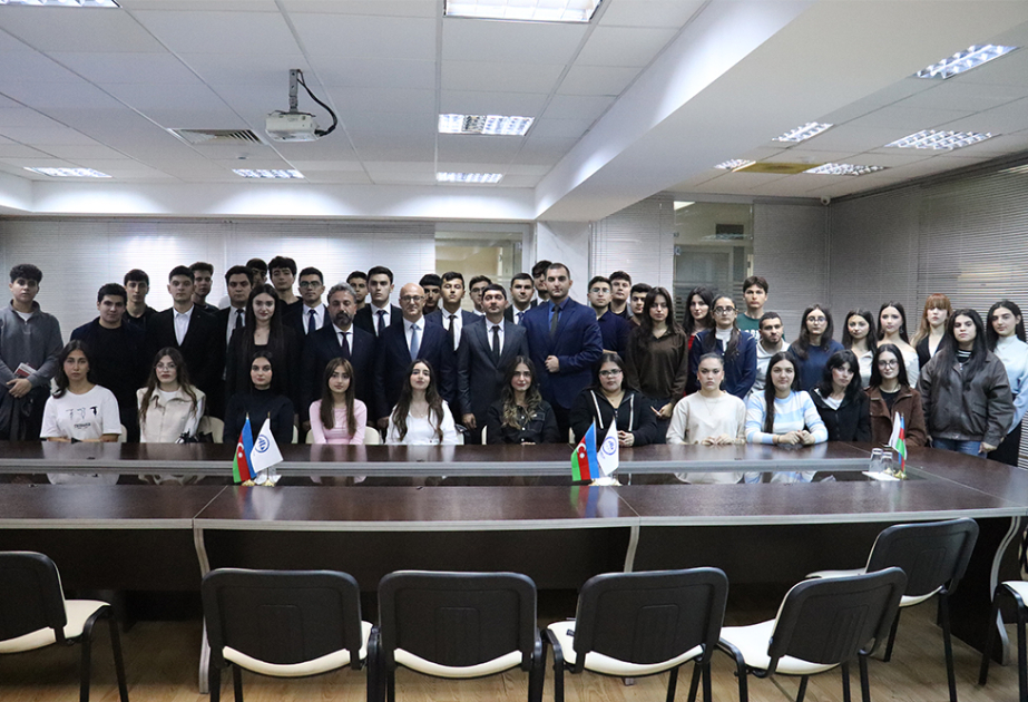 Azərbaycan Universitetində “Diplomatiya gənclərin gözü ilə” layihəsi çərçivəsində görüş keçirilib