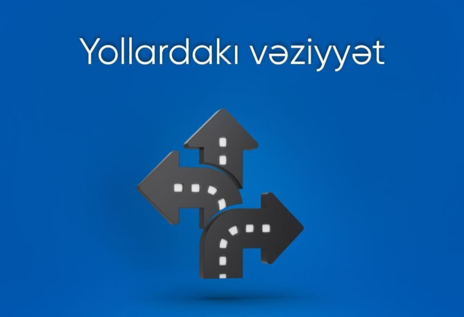 Bakıda bir sıra yollarda nəqliyyatın hərəkətində sıxlıq yaranıb