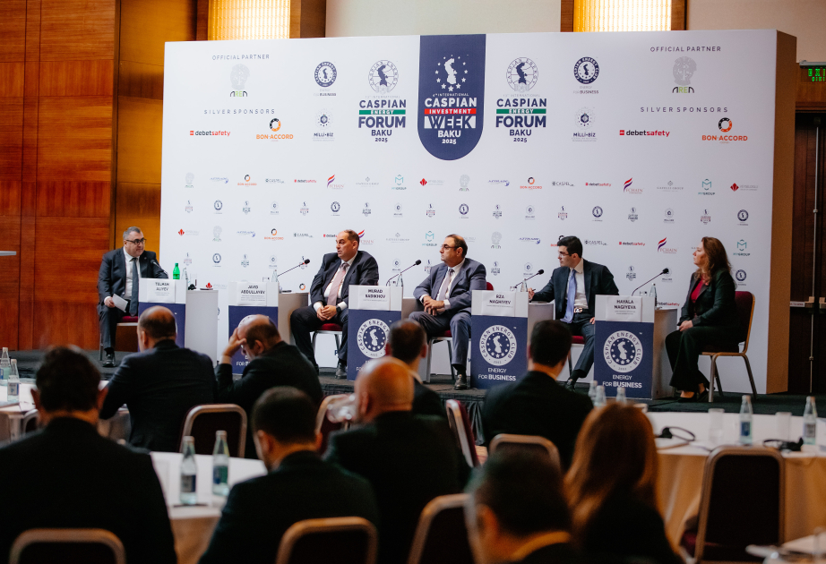 ®  “Caspian Energy Club”ın təşkilatçılığı ilə Bakıda 13-cü Beynəlxalq “Caspian Energy Forum 2025” keçirilib