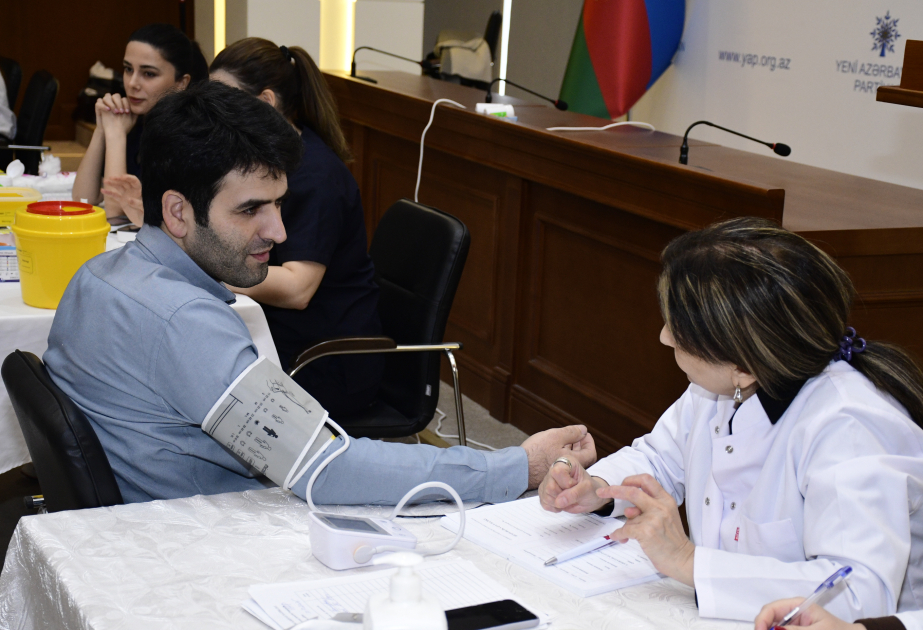 YAP Mərkəzi Aparatında qan vermə aksiyası keçirilib