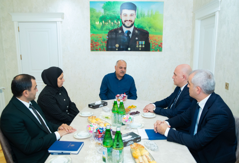 Vətən müharibəsi şəhidi Cavid Cabarzadənin ailəsi ziyarət olunub