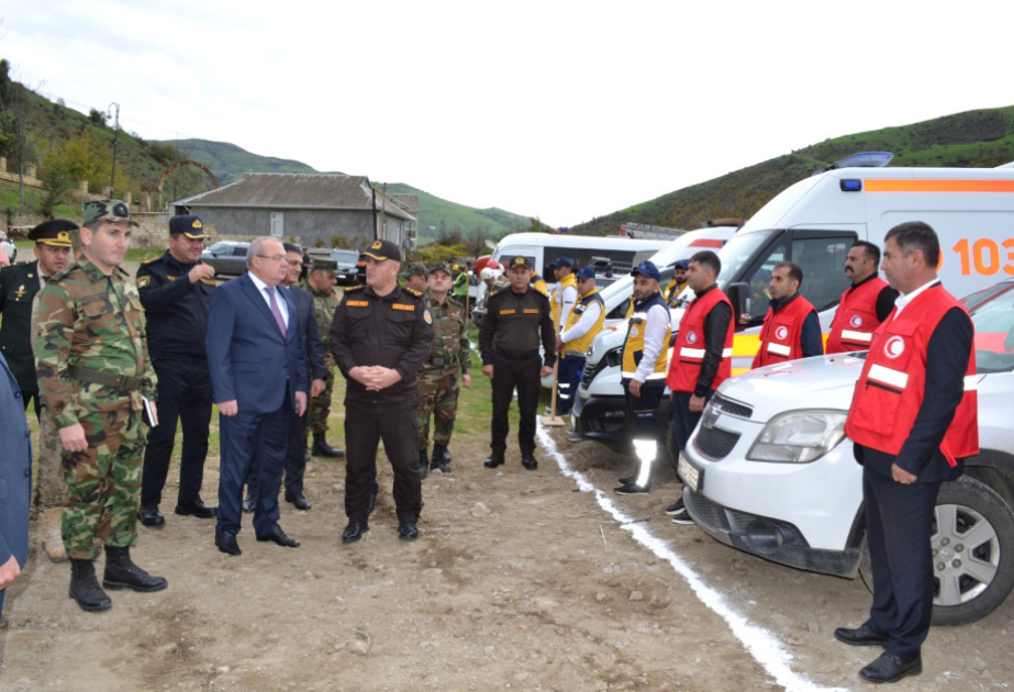 FHN-in Cənub Regional Mərkəzi kompleks mülki müdafiə təlimi təşkil edib