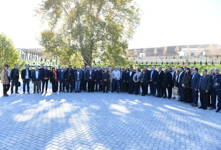Heads of diplomatic missions and international organizations visit Horovlu village in Jabrayil district