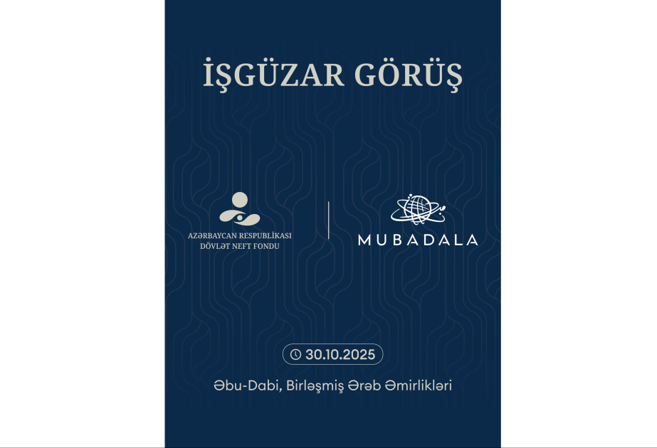Dövlət Neft Fondu BƏƏ-nin investisiya şirkəti ilə potensial layihələrin birgə həyata keçirilməsini müzakirə edib