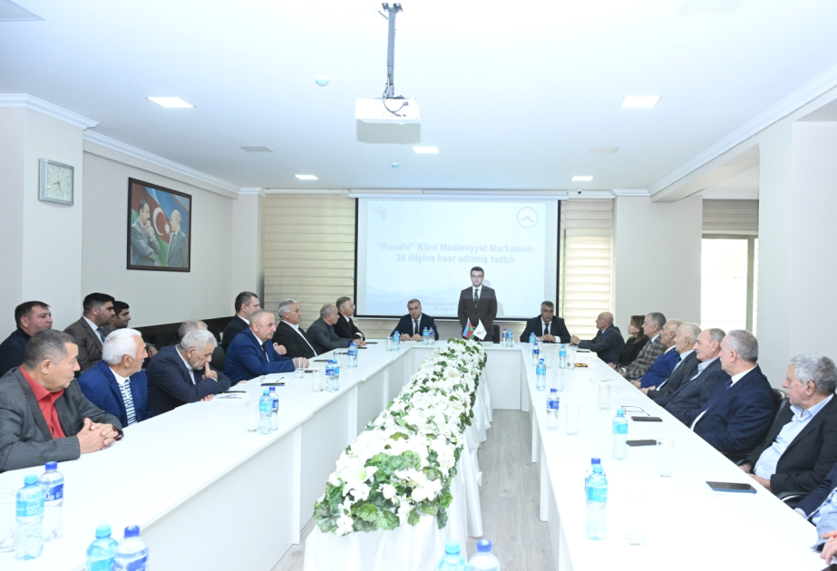 “Ronahi” Kürd Mədəniyyət Mərkəzinin yaranmasının 35 illiyinə həsr olunmuş tədbir keçirilib