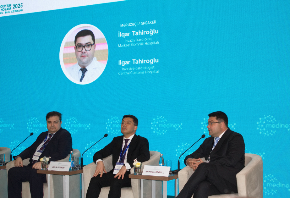 ®  “Medinex 2025” çərçivəsində keçirilən konfransın panel müzakirəsində həkim-kardioloq İlqar Tahiroğlu fəal iştirak edib
