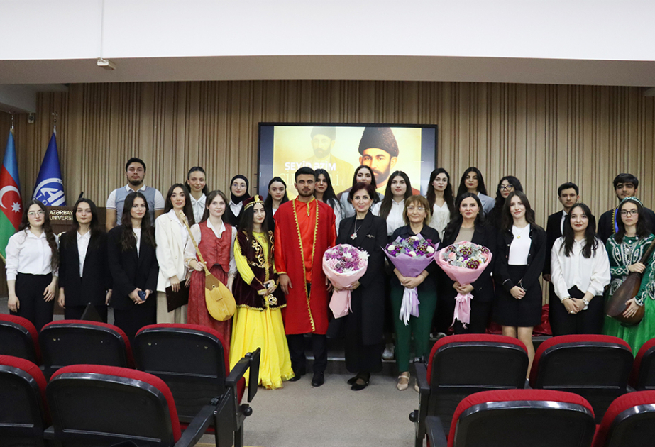 Azərbaycan Universitetində Seyid Əzim Şirvaninin 190 illik yubileyi qeyd olunub