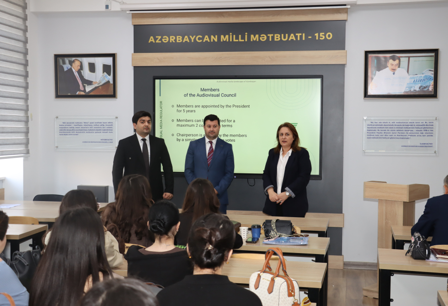 Audiovizual Şura BDU tələbələri üçün növbəti seminar təşkil edib
