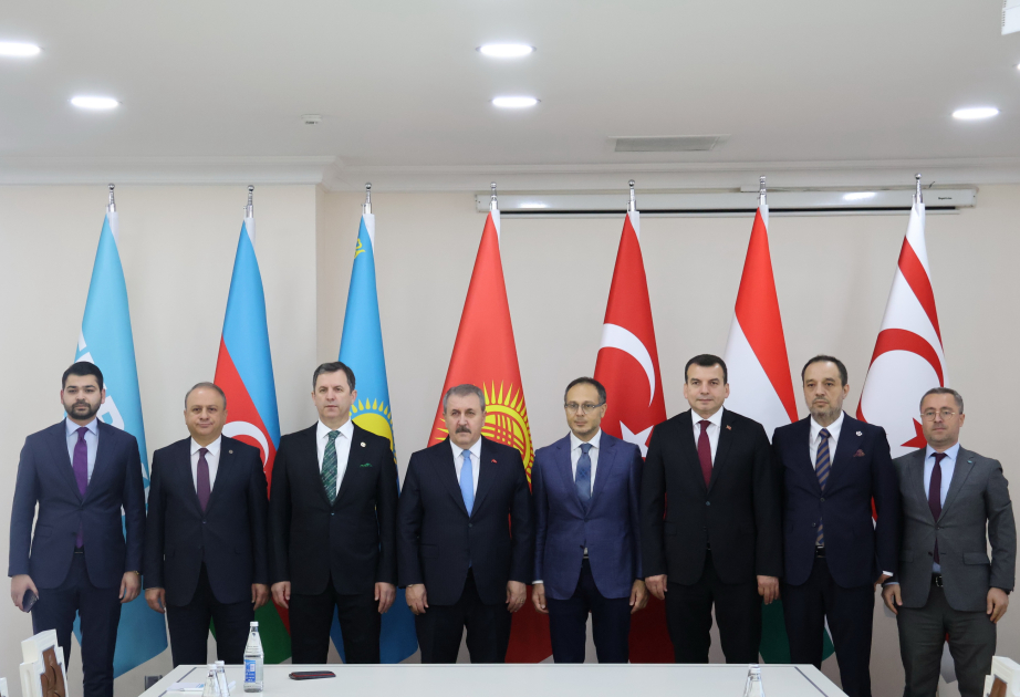 BBP sədri Mustafa Destici TÜRKPA Katibliyində olub