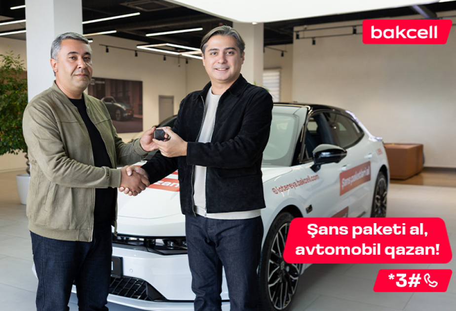 ®  The 4th car has been won in Bakcell’s mega lottery!