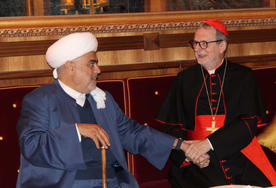 Chairman of the Caucasus Muslims Office meets with cardinals in the Vatican