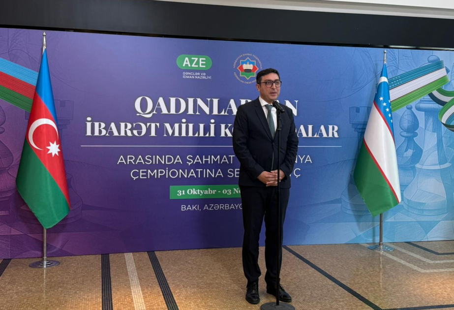 Azərbaycan və Özbəkistanın şahmat yığmaları arasında dünya çempionatına vəsiqə uğrunda görüşün açılışı olub