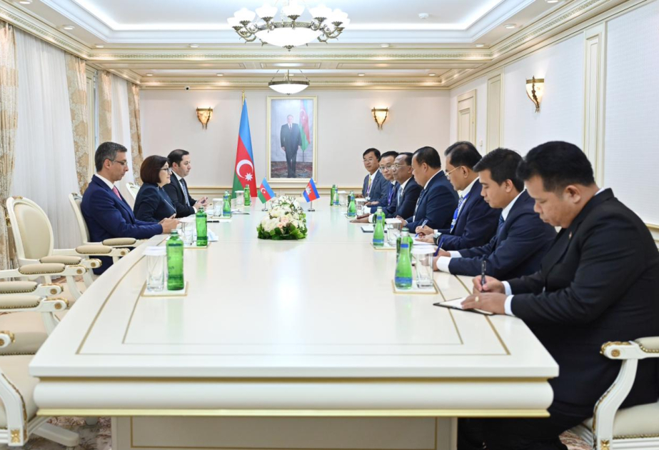 国民议会议长萨黑巴·加法罗娃会见柬埔寨国会副主席