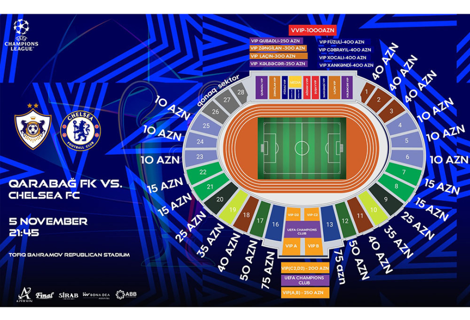 “Qarabağ” – “Çelsi” oyununun biletlərinin qanunsuz satışı ilə bağlı araşdırma aparılır