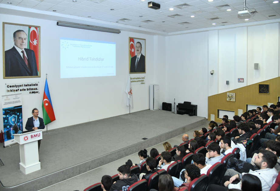 BMU-da “Kibertəhlükəsizlik və informasiya təhlükəsizliyi” mövzusunda seminar
