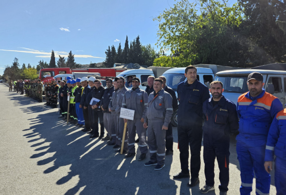 Şabranda kompleks mülki müdafiə təlimi təşkil edilib