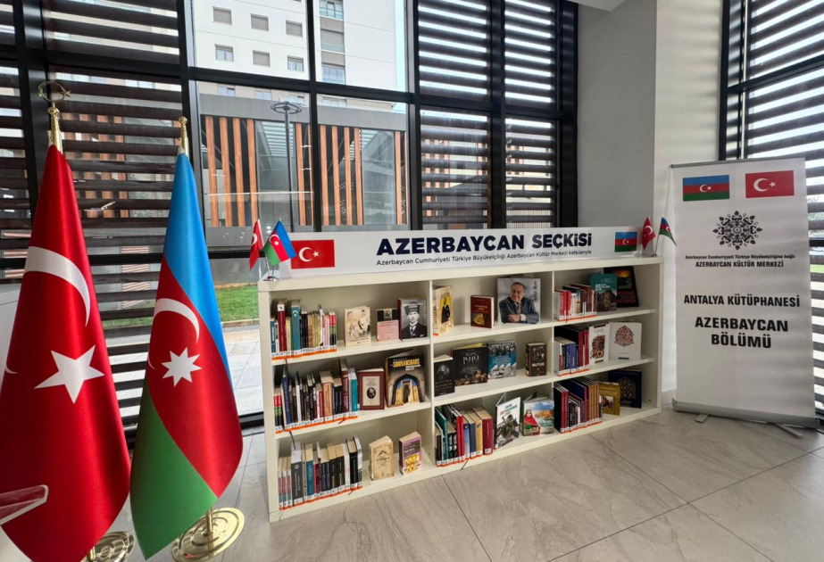 La section Azerbaïdjan inaugurée dans la Bibliothèque centrale d'Antalya