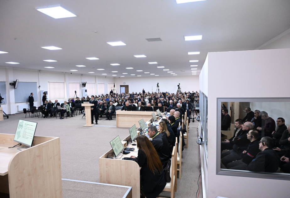 تقديم مرافعة الادعاء في ستة أجزاء في محاكمة المتهمين بالعديد من الجرائم الحربية والعدوانية والإرهابية ضد أذربيجان دولة وشعبا جراء احتلال أرمينيا