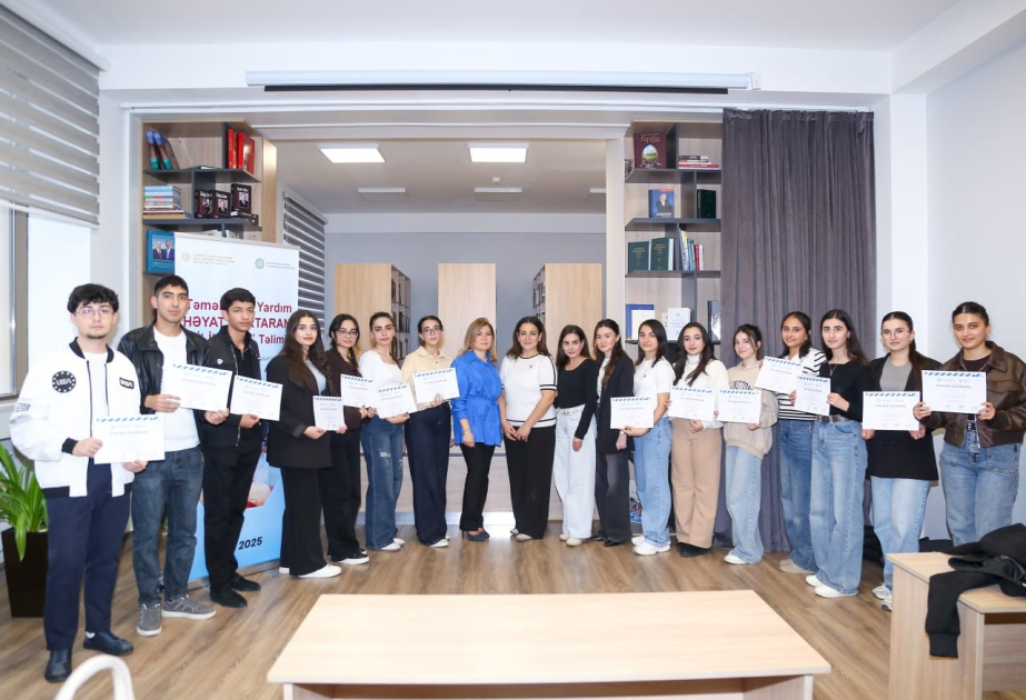 BDU tələbələri ilk tibbi yardım üsulları barədə maarifləndirilib
