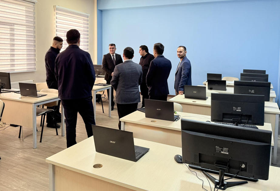 Qəbələ Dövlət Peşə Təhsil Mərkəzində yeni laboratoriya istifadəyə verilib