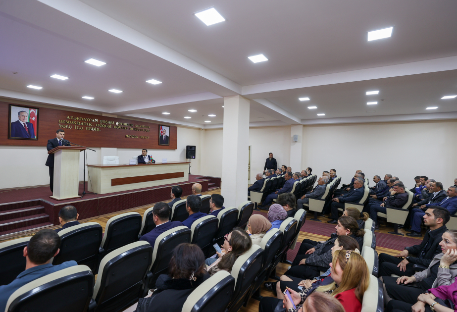 Saatlıda sahibkarlarla görüşdə rayonun biznes potensialının reallaşdırılması müzakirə olunub