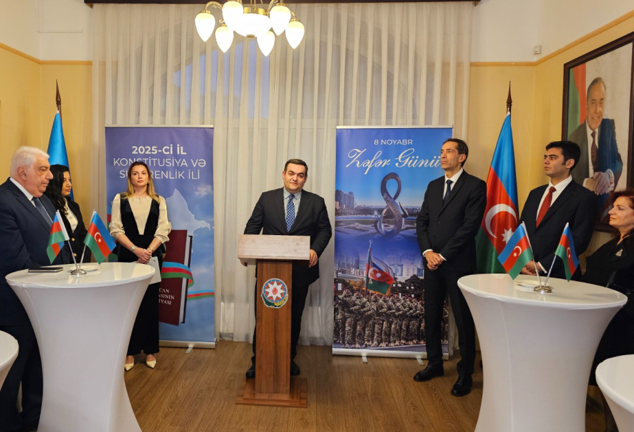 Sankt-Peterburqda 8 Noyabr – Zəfər Gününə həsr olunmuş tədbir keçirilib