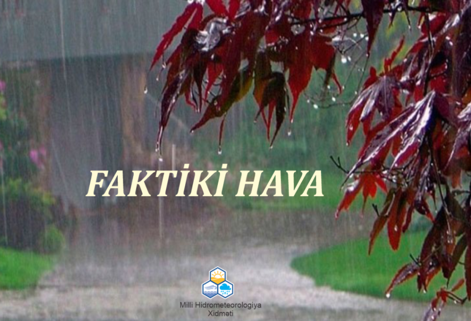 Bəzi yerlərdə yağıntılı hava şəraiti davam edir - FAKTİKİ HAVA