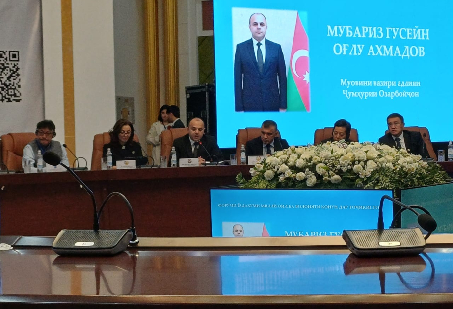 Hüququn Aliliyi üzrə Milli Forumda Azərbaycanda ədliyyə sahəsində görülmüş işlər barədə məlumat verilib