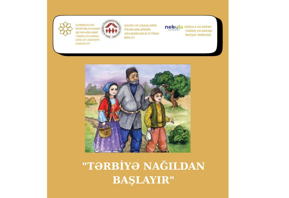 “Tərbiyə nağıldan başlayır” adlı kitabı işıq üzü görüb