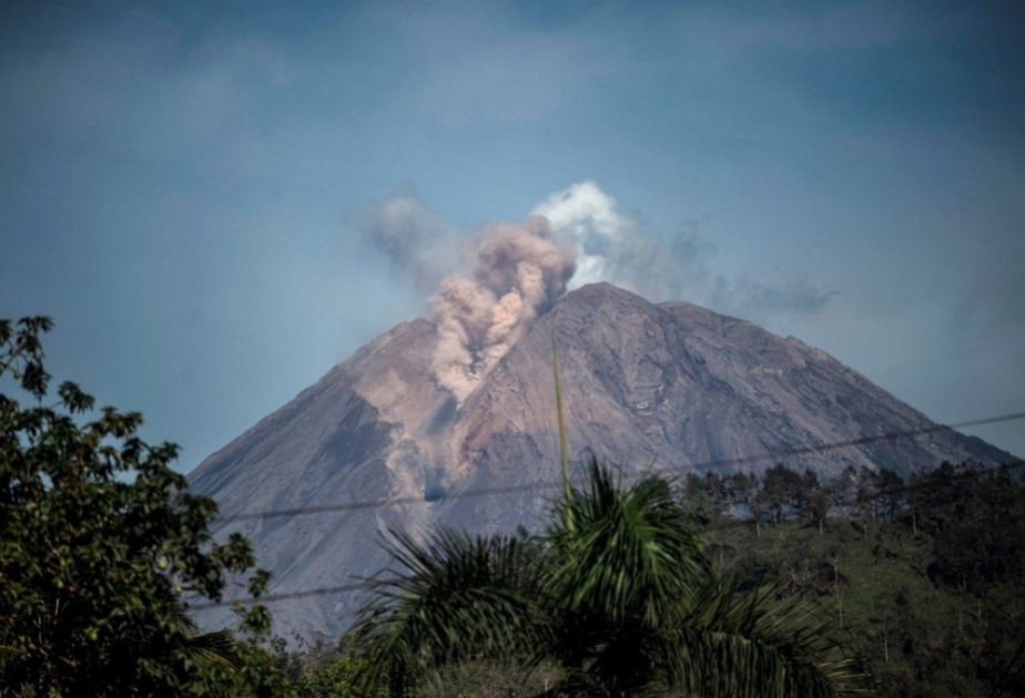 Indonesia's Mount Semeru erupts again, spews ash 1 km above peak