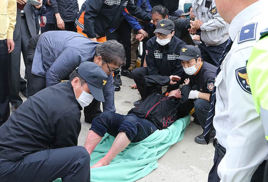 7 people presumed trapped under collapsed boiler tower at power plant in Ulsan