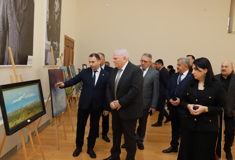 Şəkidə “Zəfər palitrası” adlı sərgi açılıb